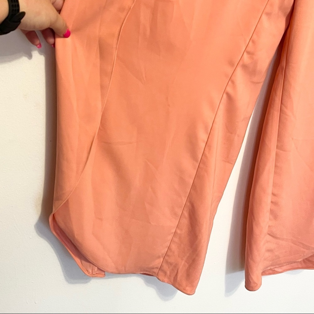 ➕ NWT Cato Coral Orange Light Weigh Wide Leg Pants Womens Plus Size 18/20 - Picture 5 of 11